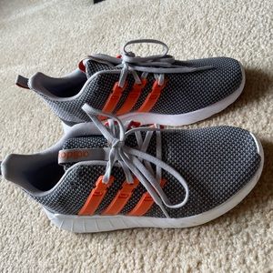adidas Questar Flow Lace Up Running Youth Boys Athletic Shoes EUC
